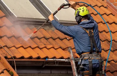 Démoussage et hydrofuge de toiture à Crampagna